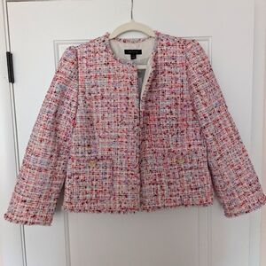Ann Taylor 3/4 Sleeve Tweed Lady Jacket